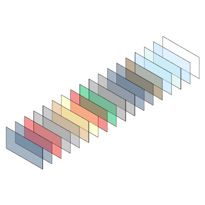 Curtain Wall - Colored