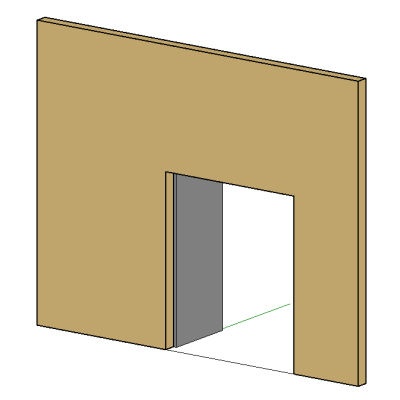 Double Door with adjustable leftright swing