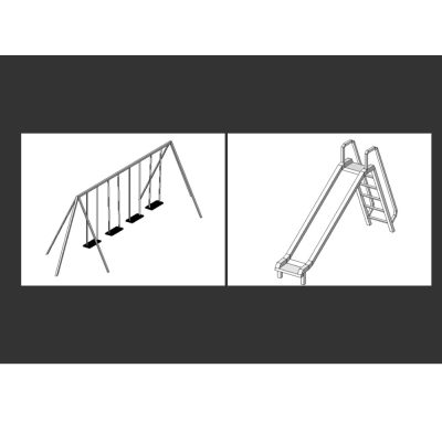 Set of two children's games for revit 2009