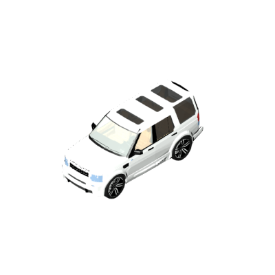 White Land Rover