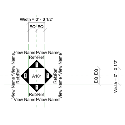 Refined Square Elevation Marker