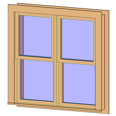Elegant Double Trimmed Window