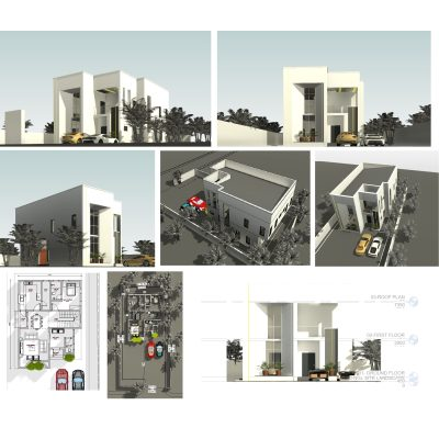4-bedroom maisonette with modern facade