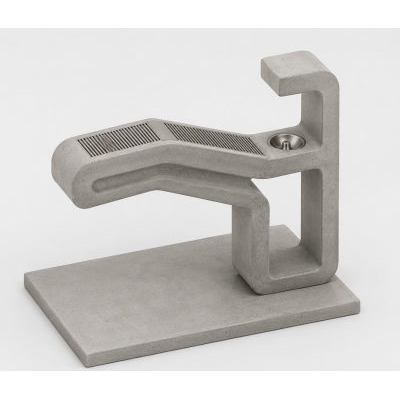 Drinking fountain accessible modern concrete
