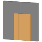 Revit Door Families: Your Free and Parametric Library for 2026 3 Double Door Flush Uneven