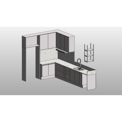 Bathroom Vanity with Wall-Mounted Faucet