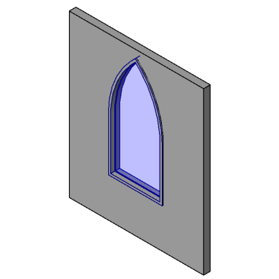 Arched Window window family 4894