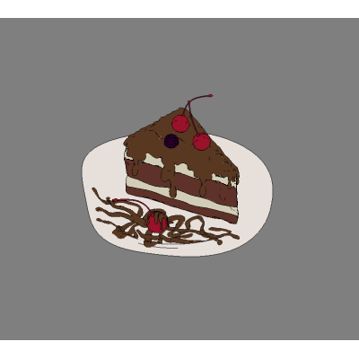 Chocolate Cake Slice