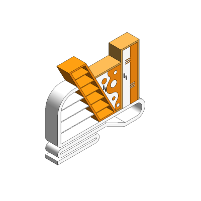 Designer Bookshelf