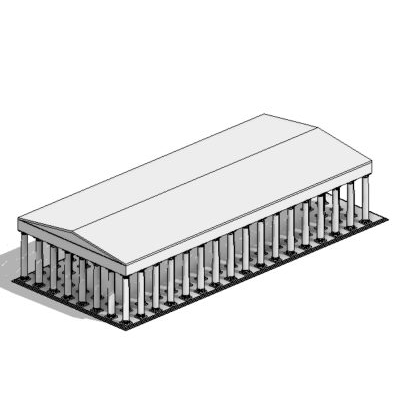 Parthenon of athens in revit 2017