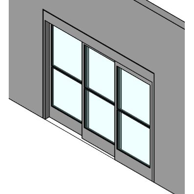 Double glass door for modern hospital access
