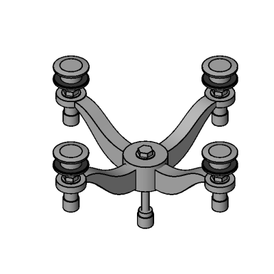 Spider Fitting for Glass Structures
