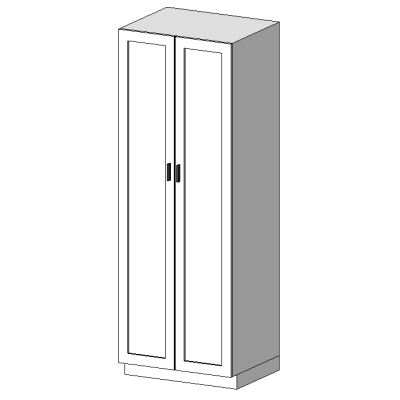 Tall Double-Door Wardrobe