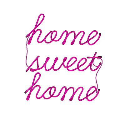 Neon Home Art