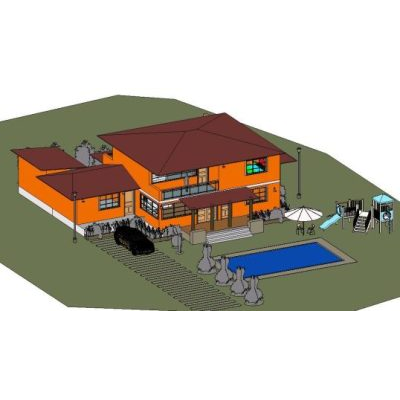 Country  house 3d