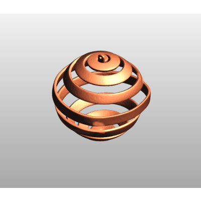 Spiral Sphere Decor