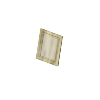 Gold Rectangular Mirror