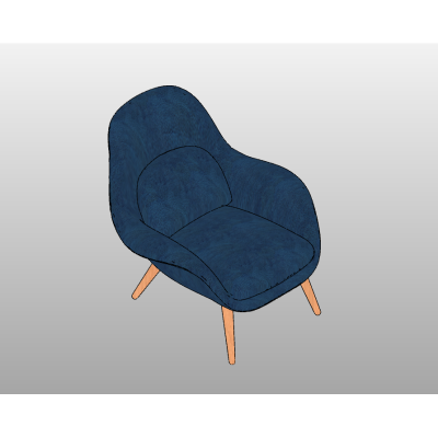 Contemporary Lounge Chair