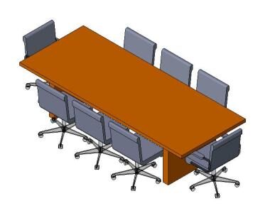Conference table 3d