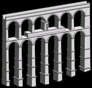 Roman aqueduct of segovia - practice phase