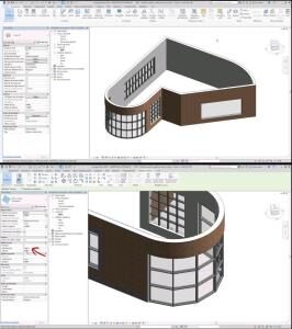 Examples of curtain walls in revit