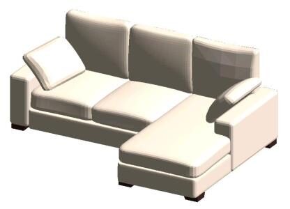 Modern sofa  - revit