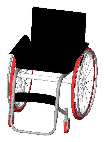 3d wheel chair