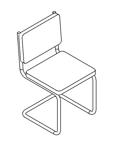 Modern 3d chair