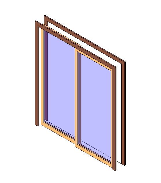 Window sliding door - 1.80 m. width