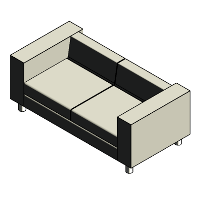 Modern Two-Seater Sofa