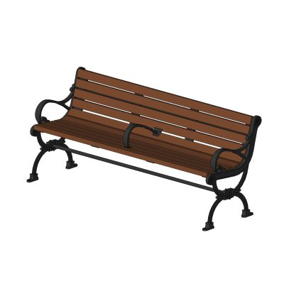 Bench for outdoor use for gardens