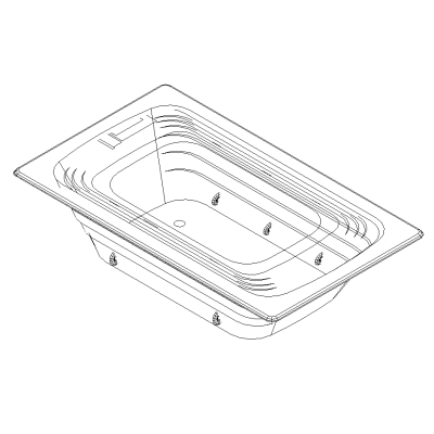 K-872-H2 Seawall 6 ft Bath 1248