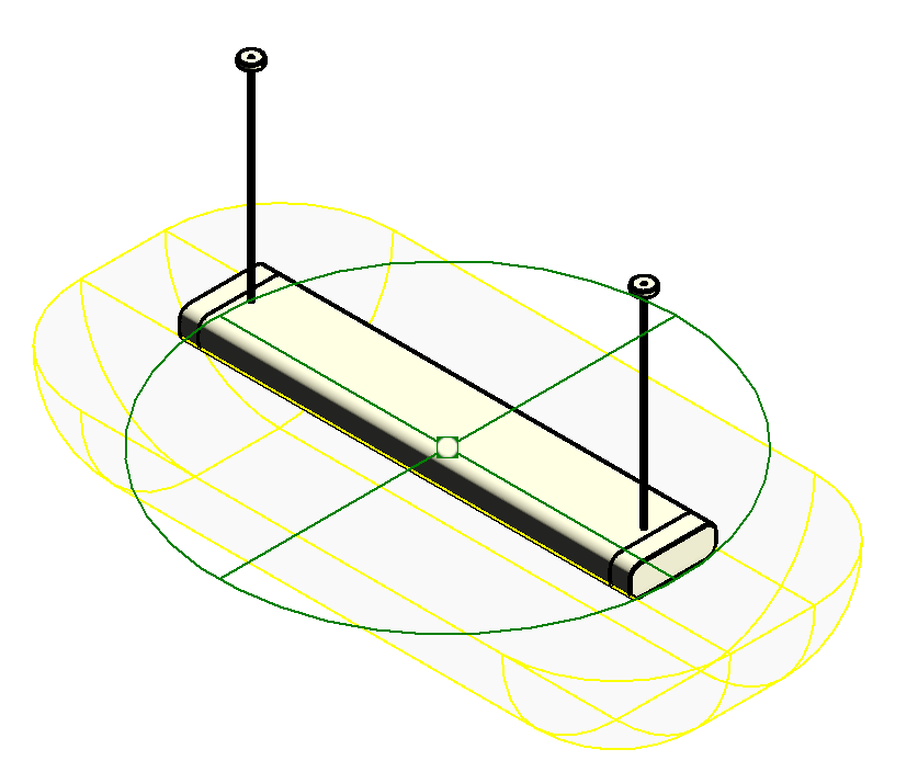 M Pendant light - Linear - 2 lamps