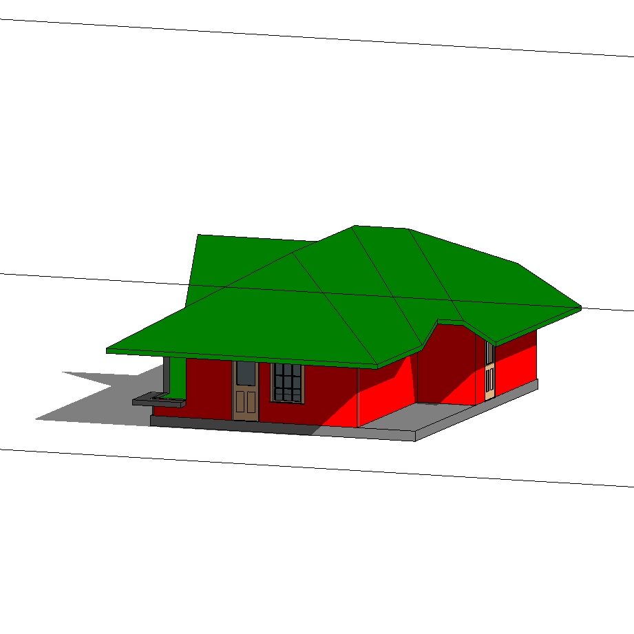 Example of basic house; for beginner in revit