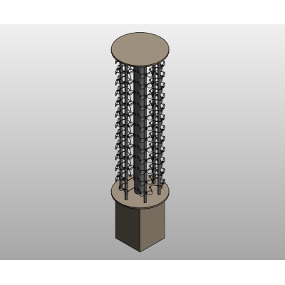 Rotating eyewear display tower