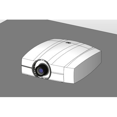 Epson projector detailed 3D model