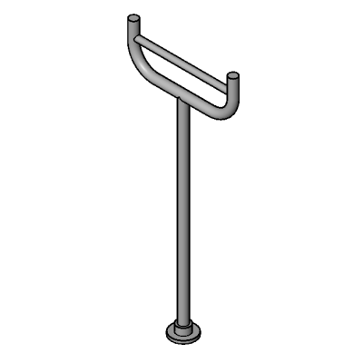 Poteaux double support
