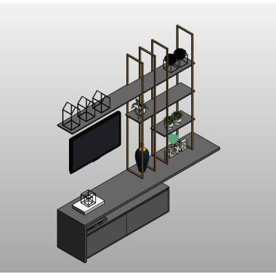 Industrial TV Stand