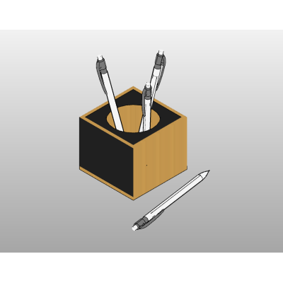 Pen holder modern desk organizer
