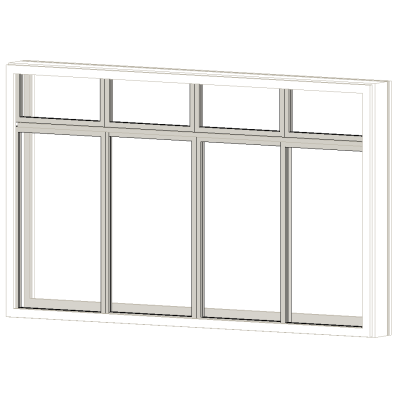 Double Wall Sliding Panel Door - fully parametric 4071