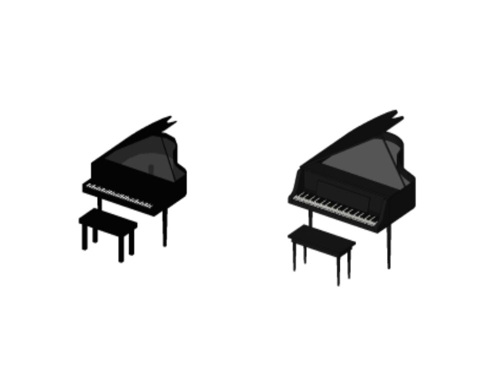 Grand pianos