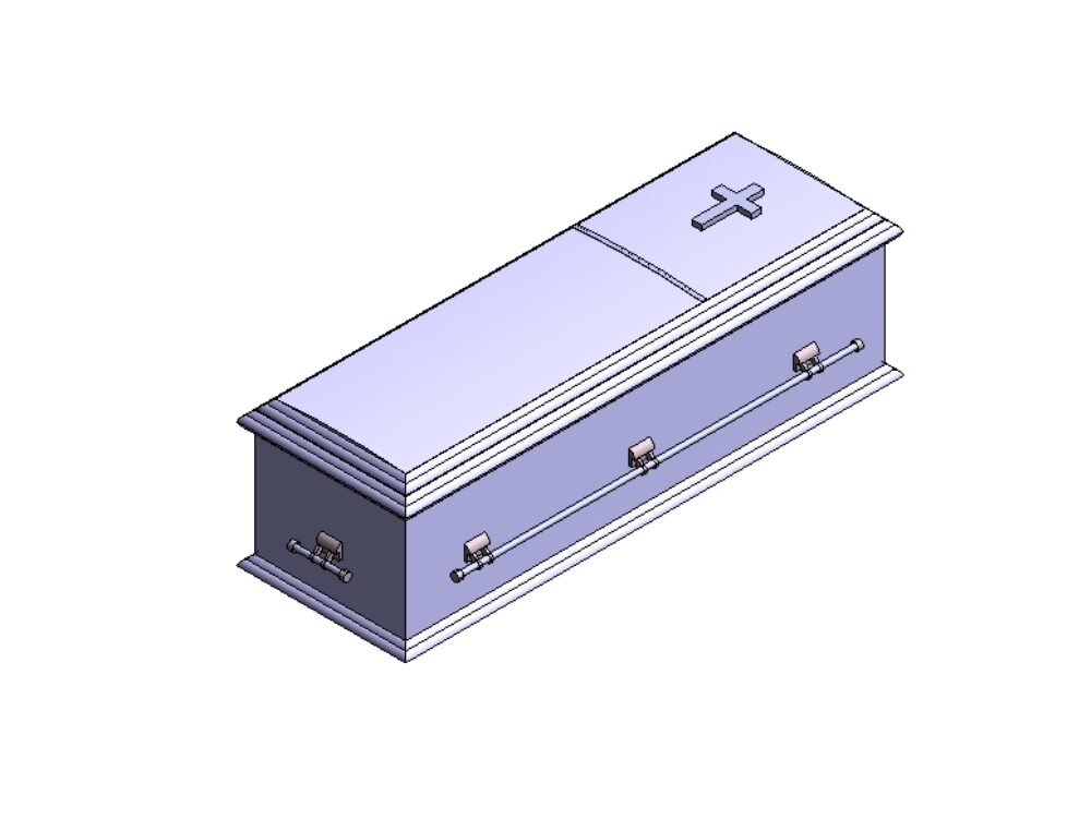 Dead casket for wooden funerals
