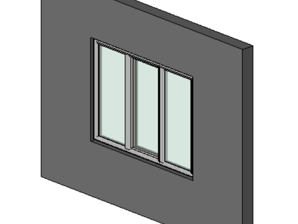 Revit 3d window