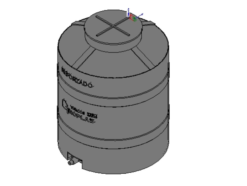 Rotoplas water tank 1100 liters