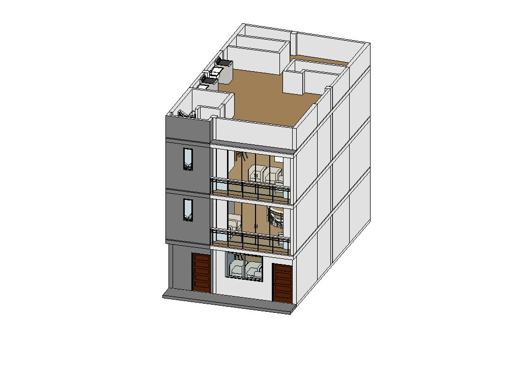 3d model - multi-family dwelling