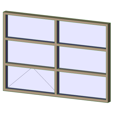 Aluminum Exterior Window 2x3 6330