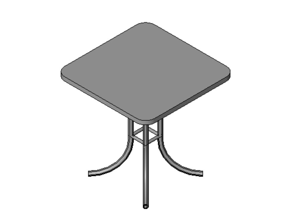 Terrace table; in revit version 2019