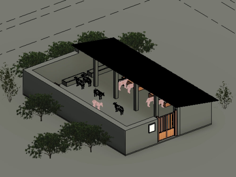 Animal shed