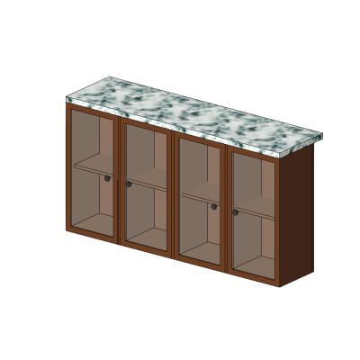 Stylish Wooden Bar Counter