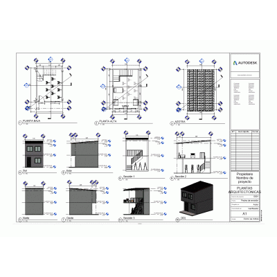 Modern Home Design Blueprint